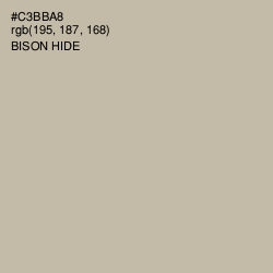 #C3BBA8 - Bison Hide Color Image